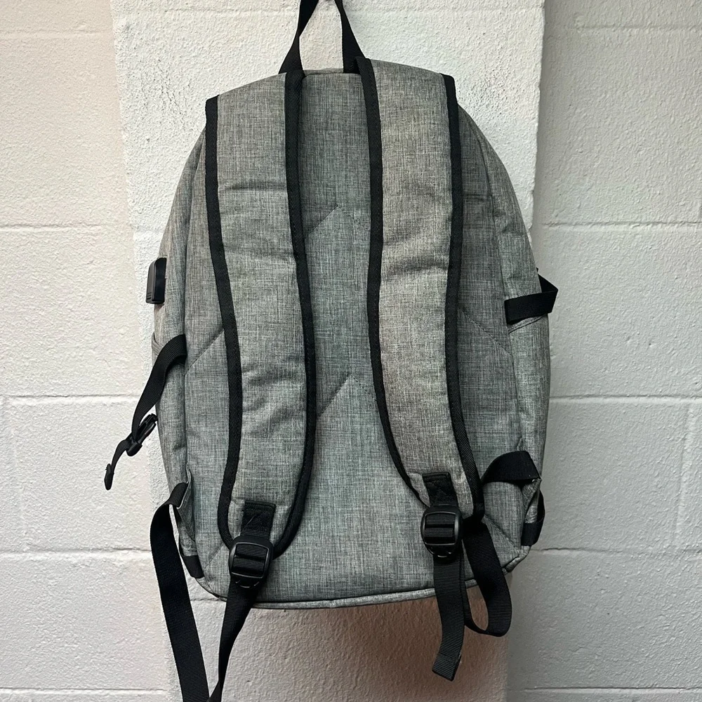 Sleek Gray Backpack for Men
